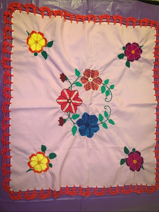 Other - Mexico Handmade Embroidered Napkin